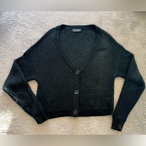 Vintage American Apparel Black Metallic Cardigan